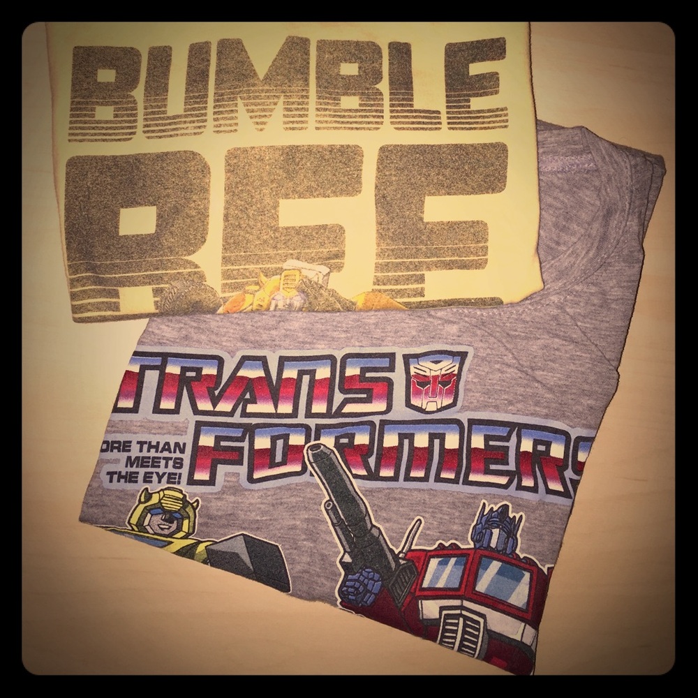 2 Transformers shirts from Hot Topic- excellent condition!! NWOT
